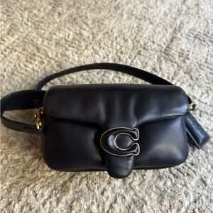 Coach Black Crossbody Bag with Luxurious Leather Finish